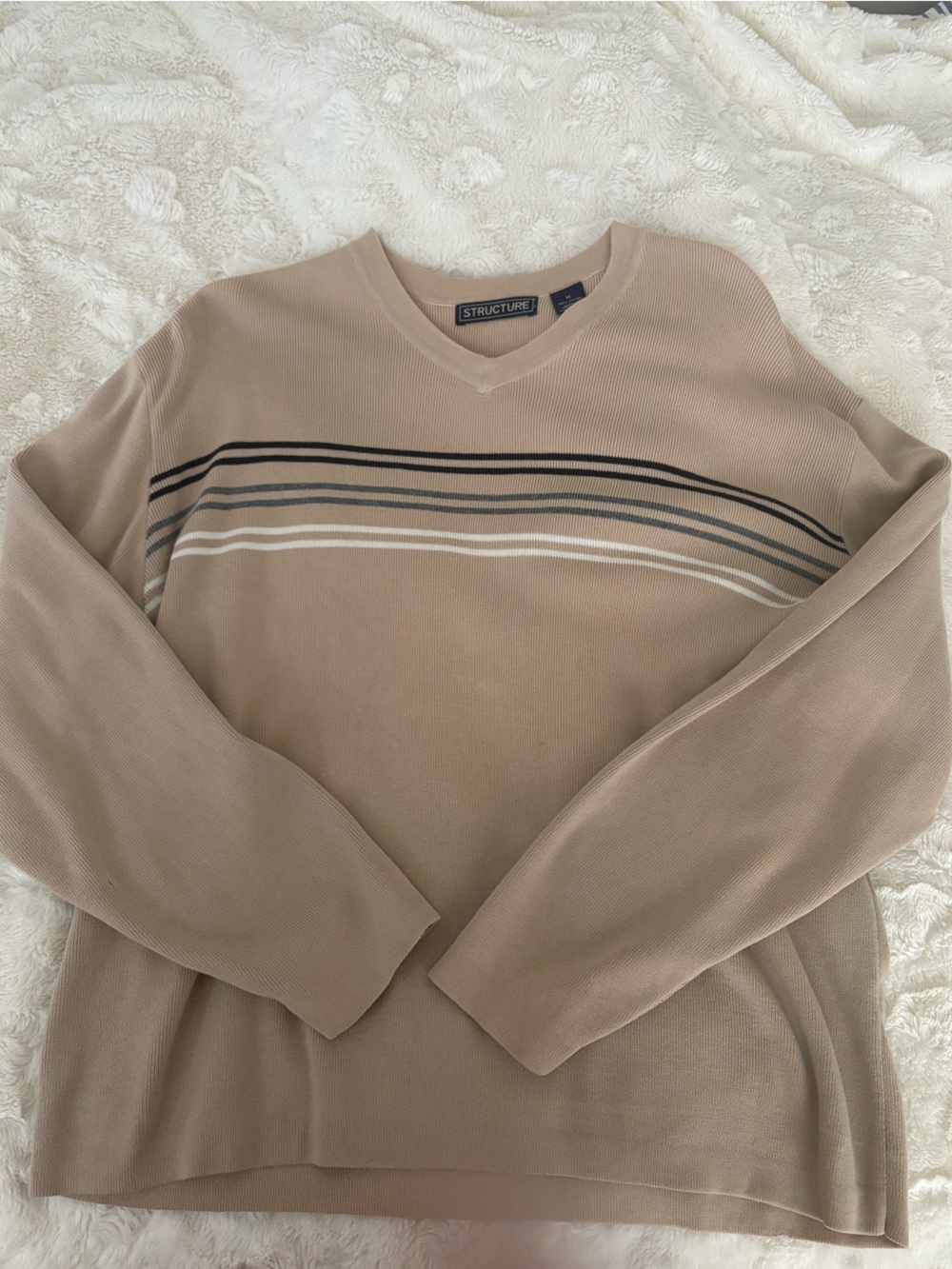 Structure Beige Sweater